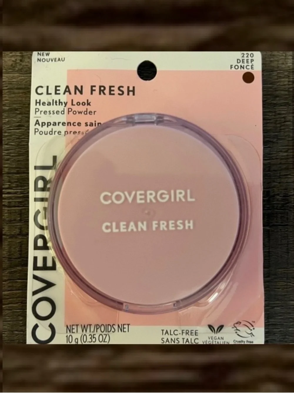 💞 New COVERGIRL Clean Fresh Pressed Powder - Deep Fonce
